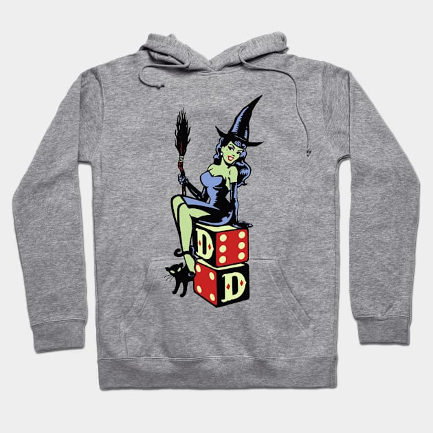 Witch, Cat & Besom Hoodie by ElijahBarns